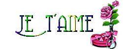 Gif animé je t'aime coloré